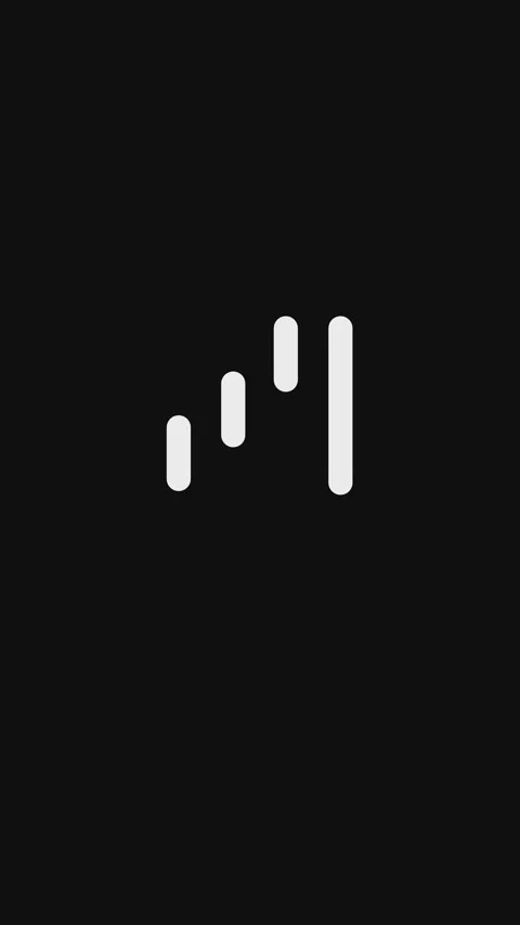 Waterfall chart icon outline simple animation. Stock Footage 297155913