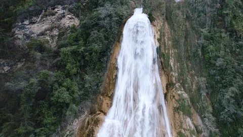 Waterfall Chiflon Mexico Stock Footage 101840198