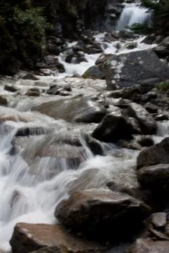 Waterfall on Chilkoot Trail Stock Photos