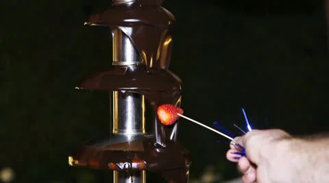 Waterfall chocolate Stock Footage 25077894