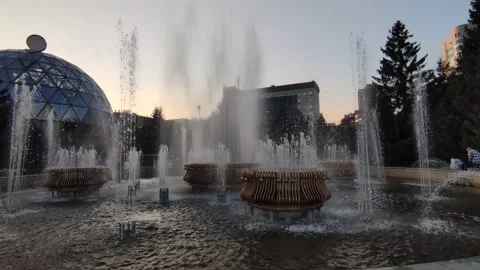 Waterfall in the city 스톡 동영상 159930778