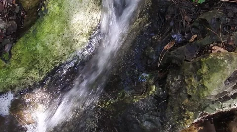 Waterfall in a city park Stock-Footage 65779266