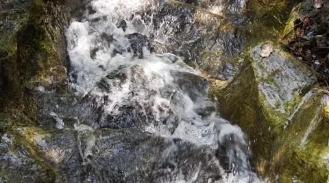 Waterfall in a city park Stock Footage 65779455