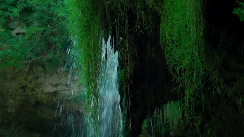 Waterfall In The City Park Stock Footage 146046802