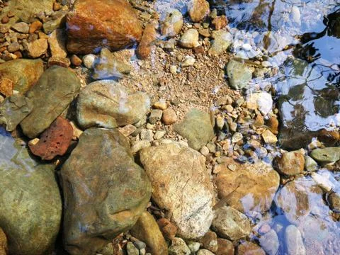 Waterfall clean water background Stock Photos