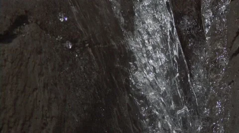 Waterfall with clear water Stock Footage 52059786