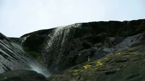 Waterfall Cliff 스톡 동영상 12274035