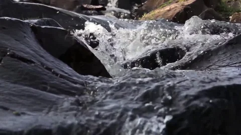 Waterfall close up Stock Footage 84806435