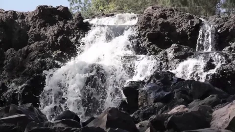 Waterfall close up Stock Footage 84806523