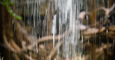 Waterfall close up Stock Footage 95056239