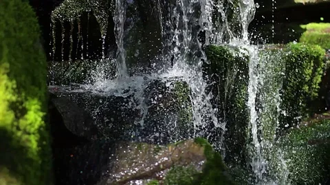 Waterfall close up 스톡 동영상 98050311