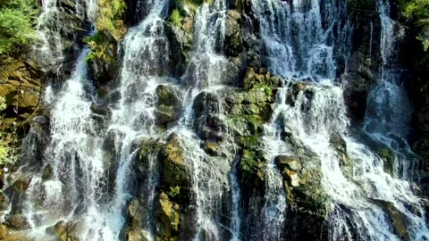 Waterfall close up Stock Footage 140743491
