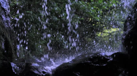 Waterfall - Close Up - High shutter speed Video stock 39565590