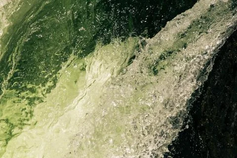 Waterfall close-up Stock Photos