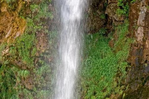 Waterfall close-up Stock Photos
