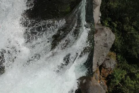Waterfall close up Stock Photos