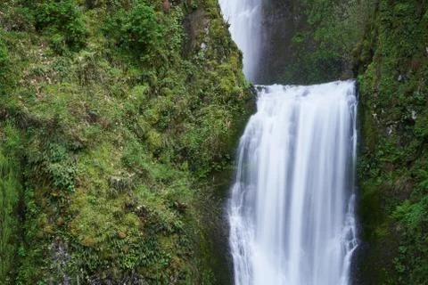 Waterfall close up 库存照片