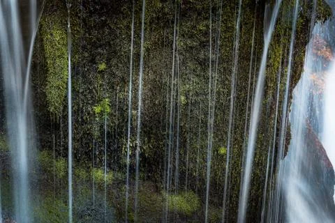 Waterfall close up Stock Photos
