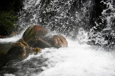 Waterfall close up Fotos de archivo