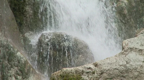 Waterfall close slomo Stock-Footage 603692