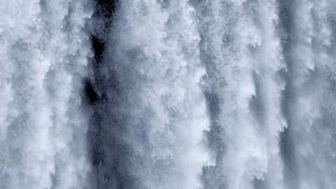 Waterfall close-up view slow motion texture making by water. Powerful Water Stock-Footage 119516605