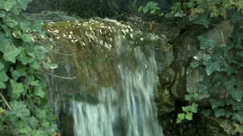 Waterfall Closeup 01 - 4k UHD Stock Footage 41534179