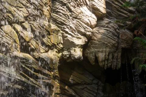 Waterfall closeup Stock Photos