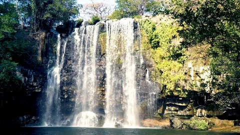 Waterfall in Costa Rica Stock Footage 120138274