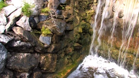 Waterfall at Cozumel Stock Footage 94136567