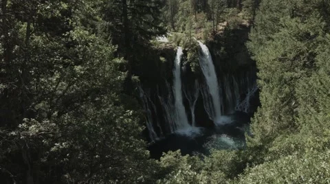 Waterfall Crane Movement Stock Footage 45767719