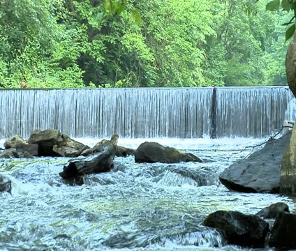 Waterfall With Creek Видео 39438158