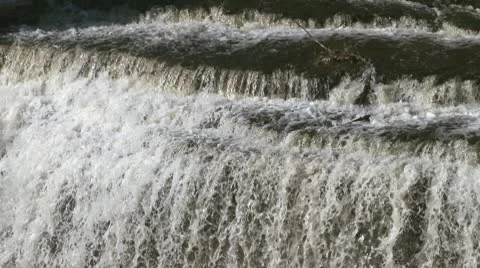 Waterfall Crest Stock Footage 10592504