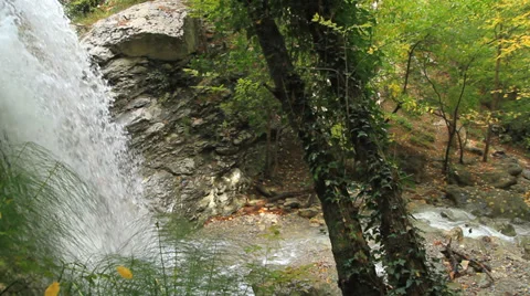 Waterfall in Crimea Stock Footage 37751924
