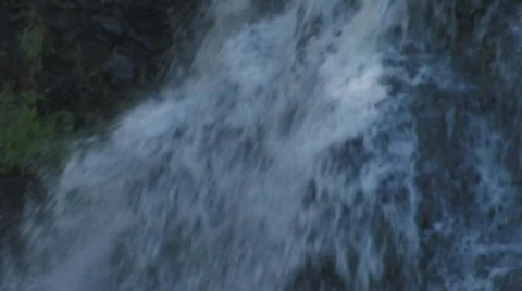 Waterfall CU Stock Footage
