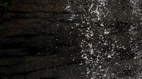 Waterfall CU slow motion 1 Stock-Footage 32073795