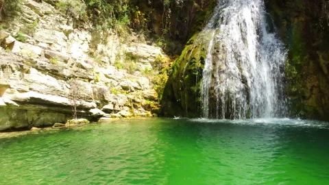 Waterfall in Cyprus. Video stock 175301757