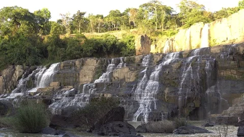 Waterfall in Dalat, Vietnam Video stock 89422371