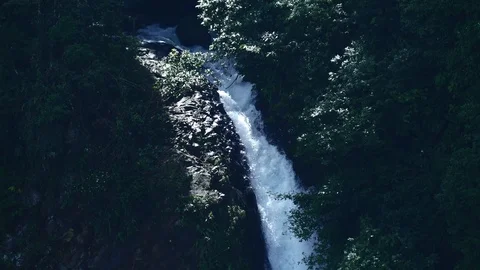 Waterfall dark Stock Footage 126551024