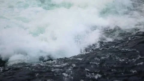 Waterfall detail from above. Stock Footage 139277397