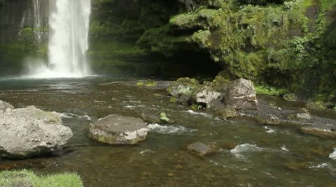 Waterfall detail Stock Footage 10576967