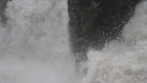 Waterfall detail Stock Footage 77046754
