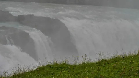 Waterfall detail Stock Footage 124268329