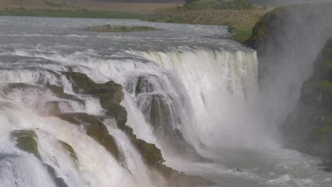 Waterfall detail Stock Footage 124268401