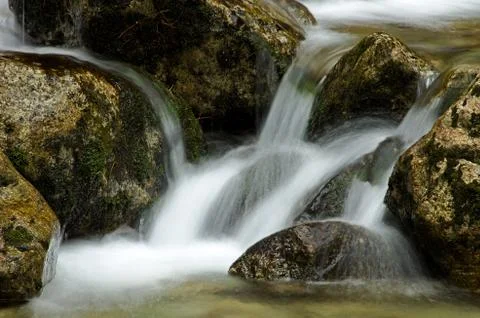 Waterfall detail Stock Photos
