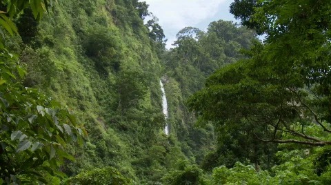 Waterfall Dibulo Falls Video stock 526905