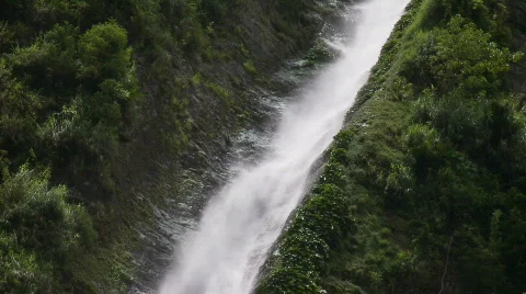 Waterfall Dibulo Falls Video stock 555348