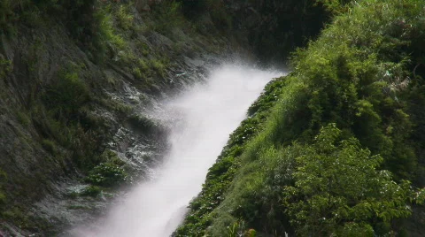 Waterfall Dibulo Falls Video stock 555368