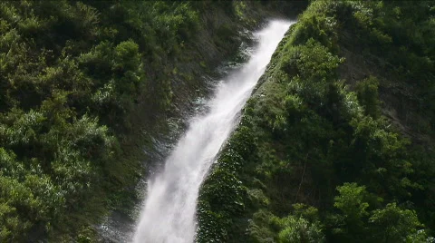 Waterfall Dibulo Falls Video stock 555417