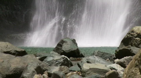 Waterfall Dibulo Falls Video stock 555446