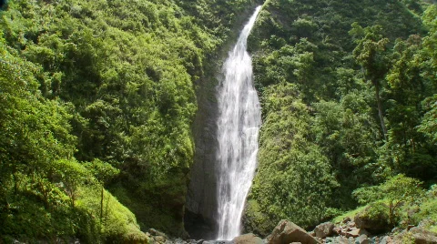 Waterfall Dibulo Falls Video stock 555474